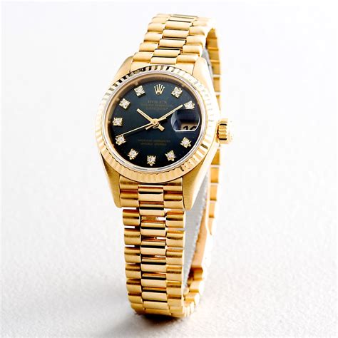 rolex lady 69178 datejust diamond dial 18k yellow gold watch|Rolex model 69173 serial number.